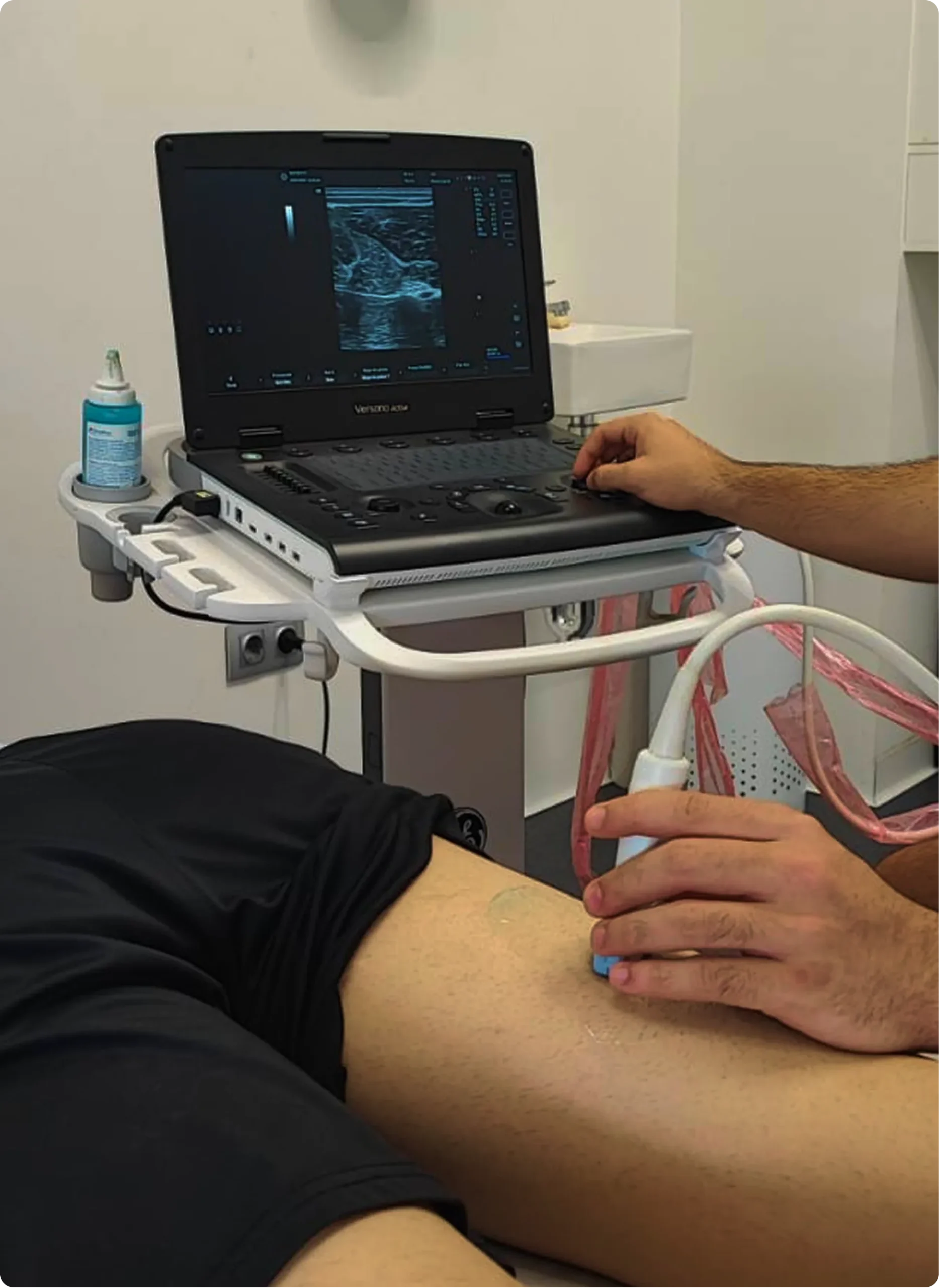 Evaluación mediante ecografía musculoesquelética
